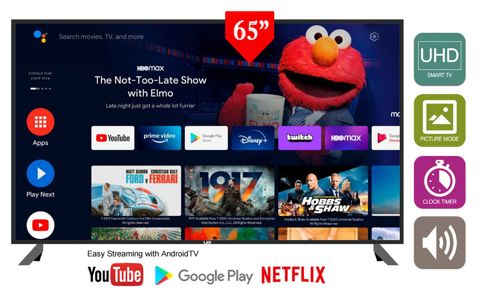 LAD 65" UHD 4K Smart TV