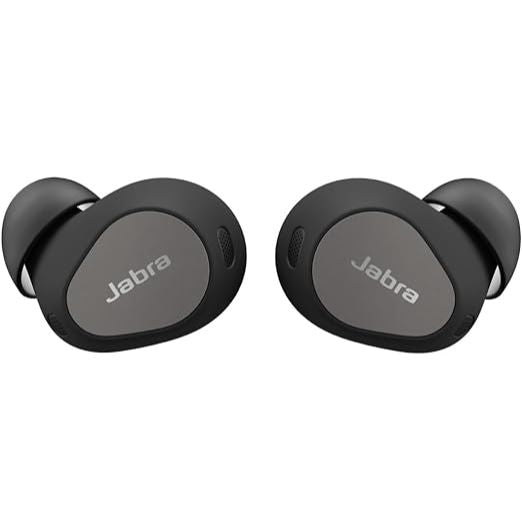 Jabra Elite 10 true wireless earbuds with Advanced Active Noise Cancellation (ANC), Dolby Atmos experience, 6-mic call technology, 10mm speakers, Sweat Resistant, Water Resistant - Titanium Black