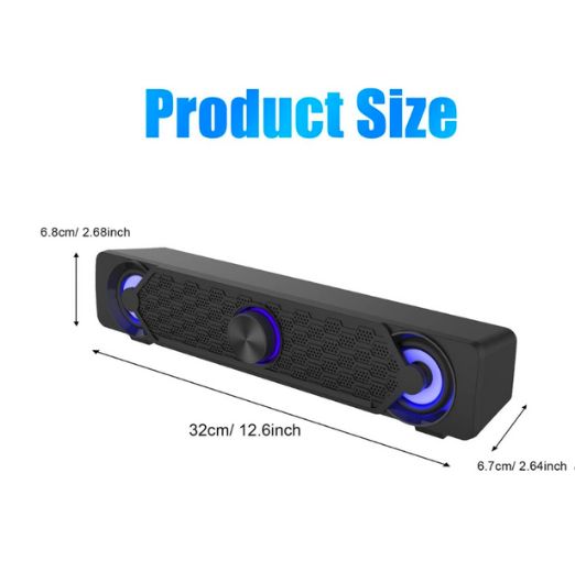 Smalodi Mini PC LED Soundbar