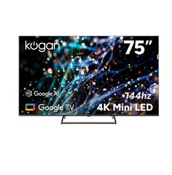 Kogan 75" Mini-LED QLED 4K 144Hz Smart AI Google TV - MQ9