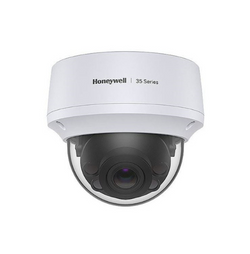 Honeywell HC35W45R2 35 Series 5MP WDR IR IP Dome Camera with Motorized Focus Up to40MIR.RuggedOutdoor IP66 Housing. IK10 Vandal Resistant PoE (IEEE 802.3af) or 12VDC. True WDR, 120dB Auto (ICR) / Colour