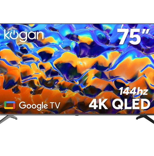 Kogan 75" QLED 4K 144Hz Smart Google TV - Q98T