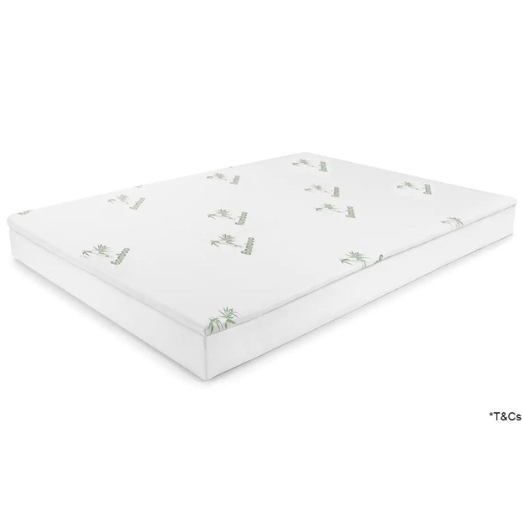 Ovela Bamboo Memory Foam Mattress Topper (Queen)