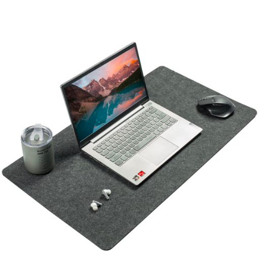 DAWNTREES Felt Desk Mat Pad 100x40CM -Dark Grey