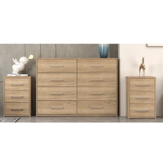 Sahara 3 Pcs Set “ Tallboy Oak