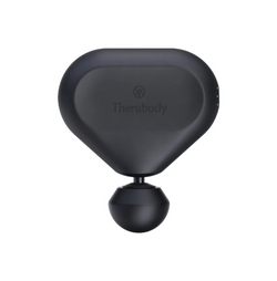Therabody Theragun Mini (2nd Gen) Therapy Device (Black) 20% smaller and 30% lighter than the 1st Gen with bluetooth, for fully body use, 3 head attachments, 120mins battery life, helps relieve muscle soreness and stiffness