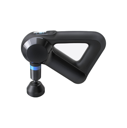 Therabody Theragun Elite Therapy Device (Black) for fully body use, 1 kg Lightweight, 120mins battery life, 5 head attachments, Ergonomic design, easy-to-use for self-myofascial release, helps relieve muscle soreness and stiffness