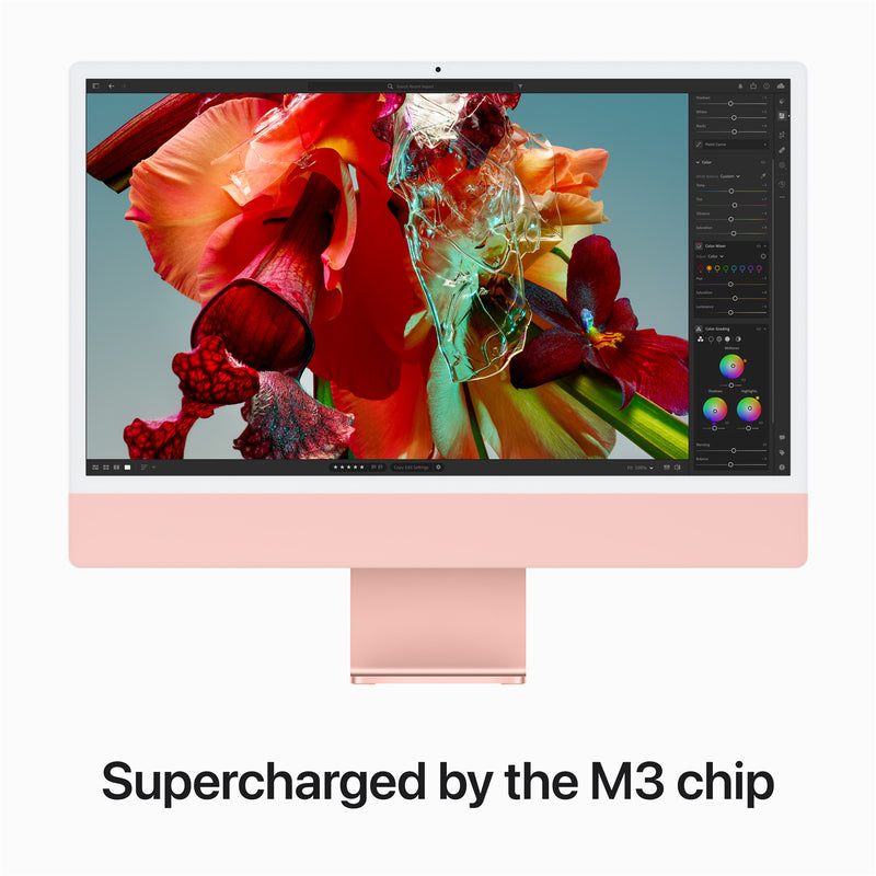 Apple iMac 24" 4.5K Retina Display with Apple M3 Chip - Pink