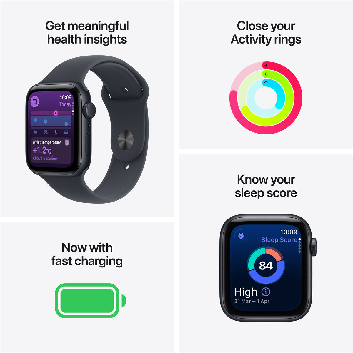 Apple Watch SE 3 (GPS) 40mm - Midnight Aluminium Case