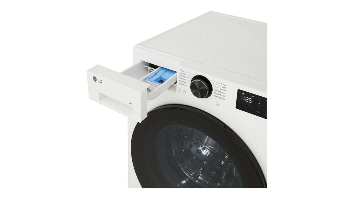 LG Series 3 10kg Front Loader Washing Machine - White