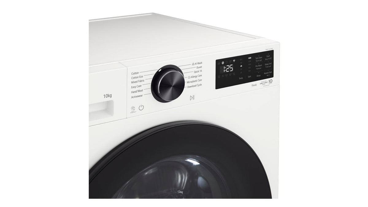 LG Series 3 10kg Front Loader Washing Machine - White