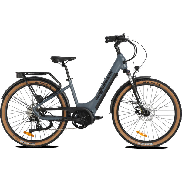 Wattwheels Oxford Electric Hybrid Bike Denim Blue