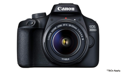 Canon EOS 3000D DSLR Camera with 18-55 Lens