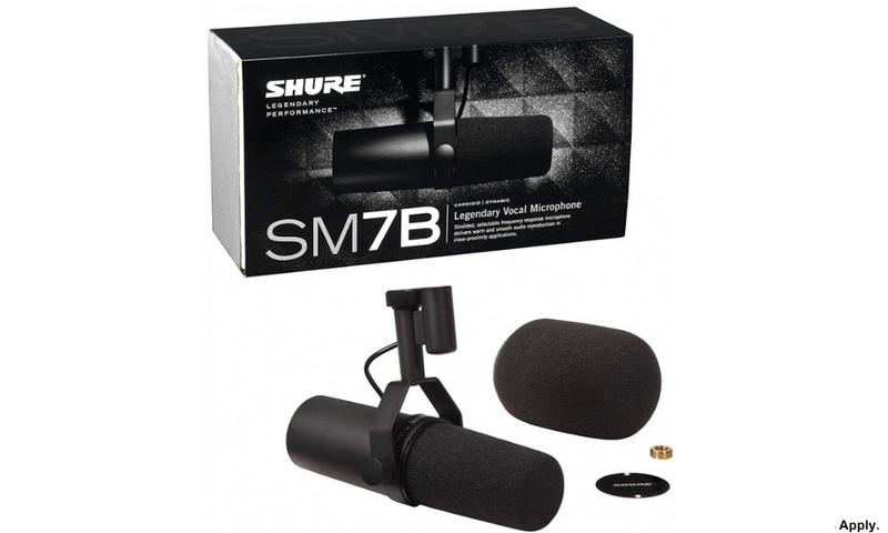 Shure SM7B Cardioid Dynamic Vocal Microphone