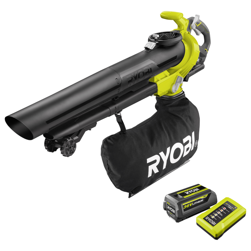 Ryobi 36V Brushless Cordless Blower Vac 4.0Ah Kit