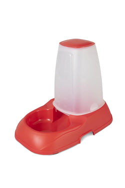 Yours Droolly: Large Gravity Feeder - Red