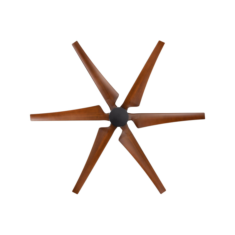 Brilliant 178cm Timber Look X Large Xtreme Indoor Outdoor ABS DC Ceiling Fan With Remote