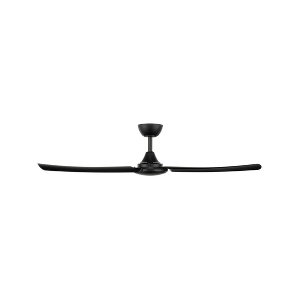 Brilliant 132cm Black Matt Duque 3 Blade DC Ceiling Fan With Remote