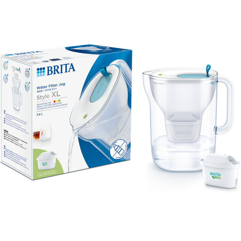 BRITA Water Filter Jug Style XL 3.6L - Blue