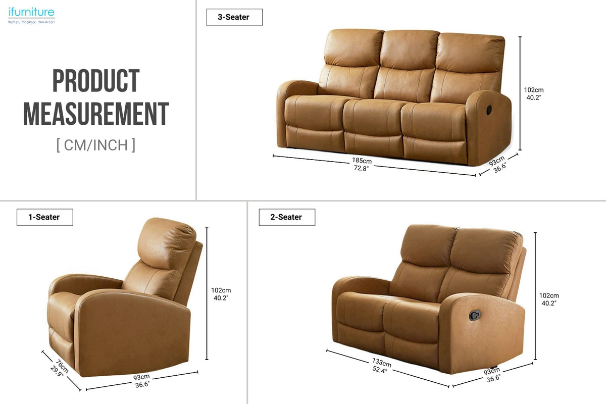 Manual Reclining Sofa