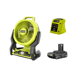 Ryobi 18V ONE+ 7.5” 2.0Ah Hybrid Fan Kit