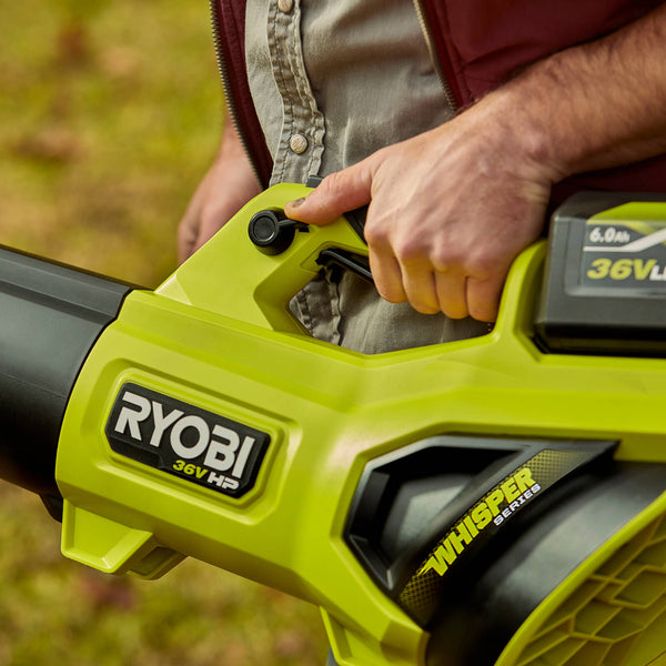 Ryobi 36V HP 730CFM Whisper Blower - Tool Only - R36XBLW30