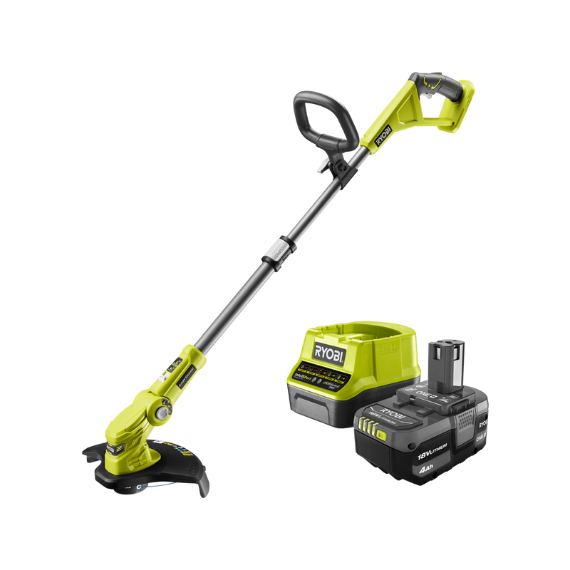 Ryobi One+ 18V 25/30cm 4.0Ah Cordless Line Trimmer Kit