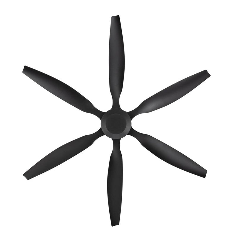 Brilliant 183cm Matte Black X Large Widespan Indoor Outdoor DC Ceiling Fan with Remote