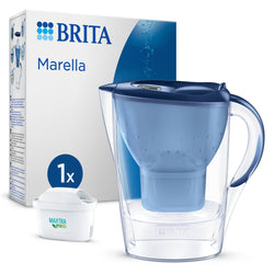 BRITA Water Filter Jug Marella 2.4L - Blue