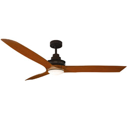 Mercator Flinders 140cm 3 Blade Ceiling Fan With Light