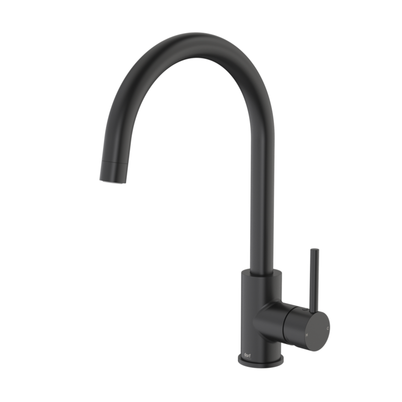 Dorf Black Poseidon Sink Mixer