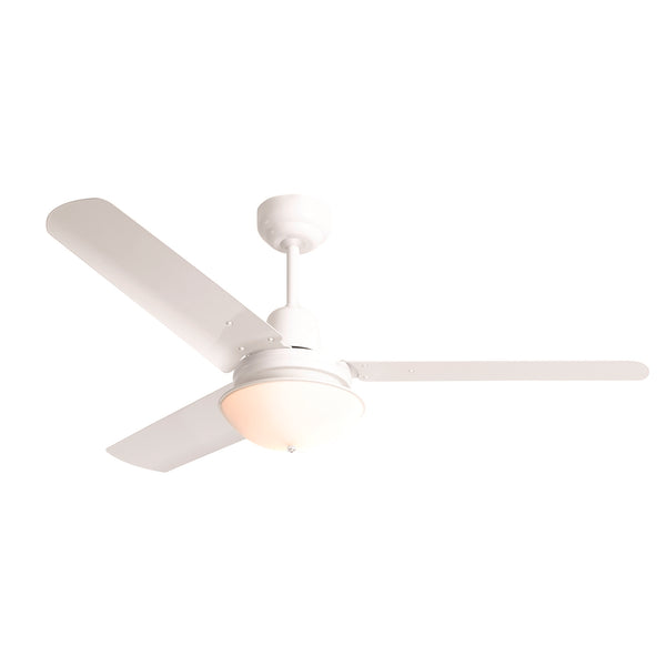 HPM Oyster Light Kit for Ceiling Fan White