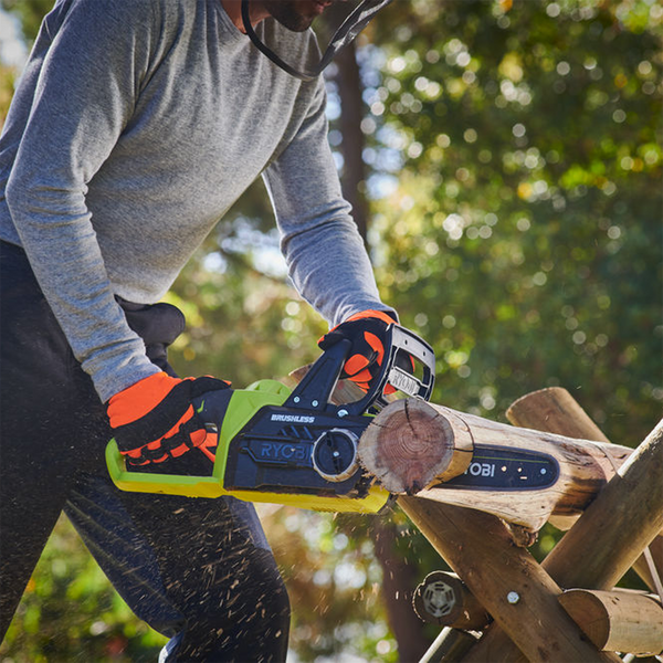 Ryobi One+ 18V 12" 30cm HP Brushless Cordless Chainsaw 4.0Ah Kit RCS1830BLX4