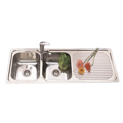 SINX 1200 x 500mm Project Sink Bowl With Drainer