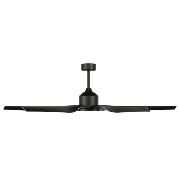 Brilliant 183cm Matte Black X Large Widespan Indoor Outdoor DC Ceiling Fan with Remote