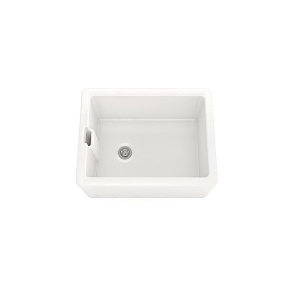 Sergio 595 x 455mm Butler Bungalow Single Ceramic Sink