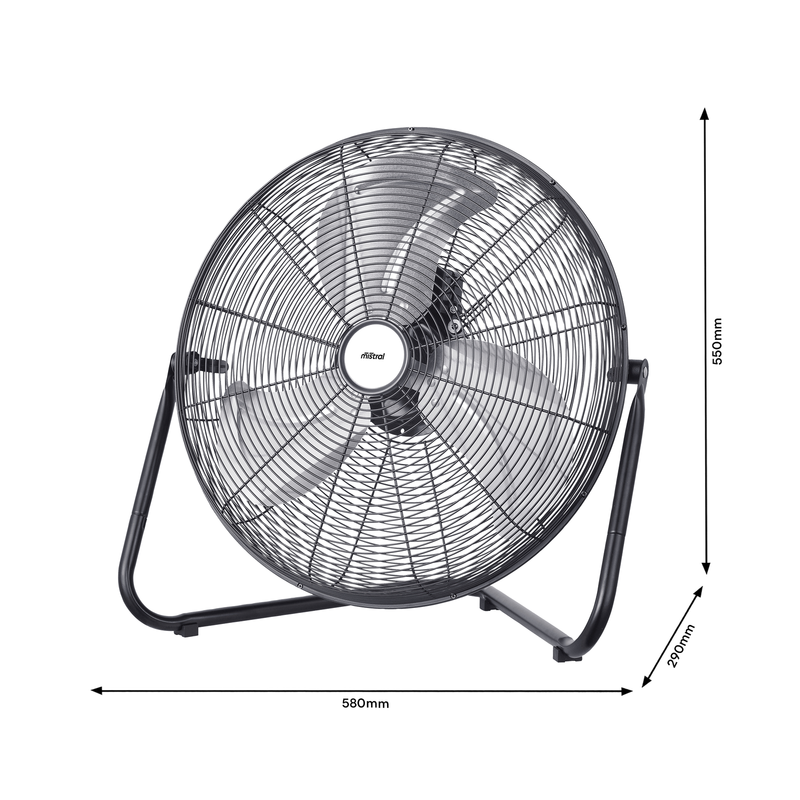 Mistral 50cm High Velocity Floor Fan