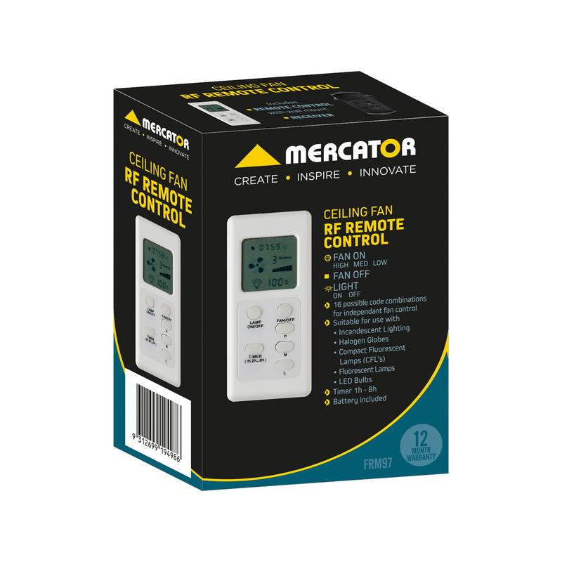 Mercato Caprice LCD RF Remote