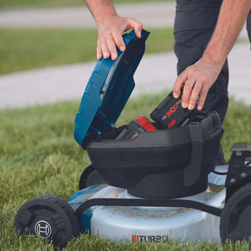 Bosch 2 x 18V Professional BITURBO Lawn Mower 06008C8000 - Skin Only