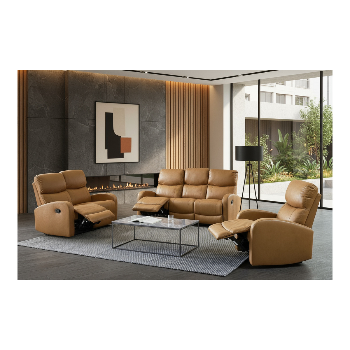 Manual Reclining Sofa