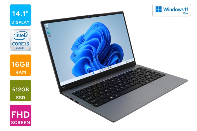 Original feature image — Kogan Atlas C100 14.1" Full HD Core i5 Laptop with Windows 11 Pro (16GB, 512GB)