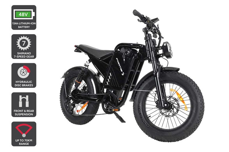 Original feature image — Fortis FatBro Plus 48V 13Ah Fat Tyre Electric Bike