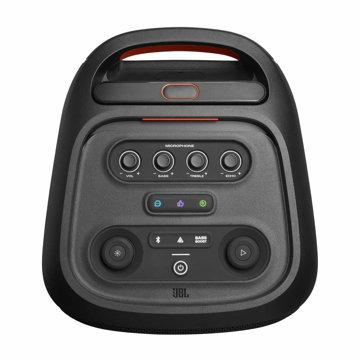 JBL PartyBox Stage 320 Portable Party Speaker Black — detail view
