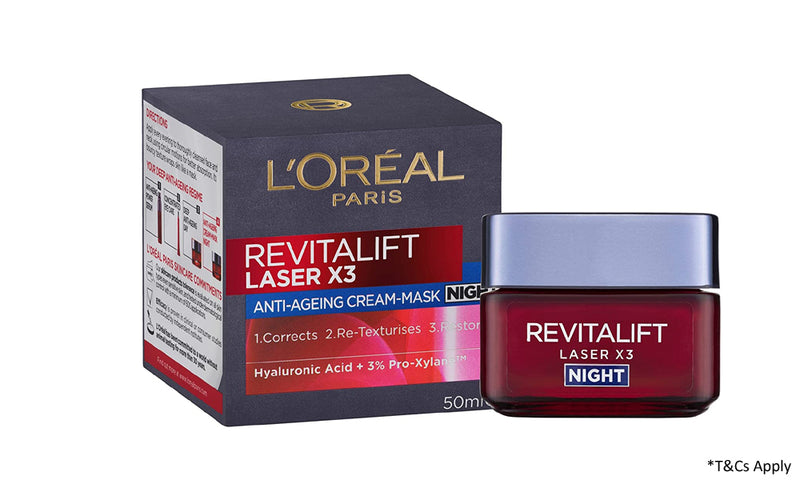 L'OrÃ©al Revitalift Laser X3 Anti-Ageing Night Cream
