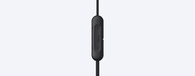 Sony WI-C310 Bluetooth Wireless in-Ear Headphones with Mic, up to 15h Battery Life, Black