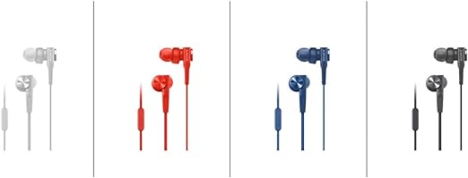 Sony MDR-XB55AP in-Ear Extra Bass Headphones with mic for Phone Calls - Blue