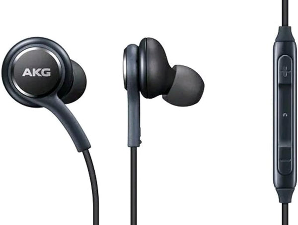 OEM Stereo Headphones w/Microphone for Samsung Galaxy S8 S9 S8 Plus S9 Plus Note 8 - Designed by AKG - 100% Original