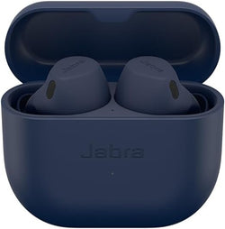 Jabra Elite 8 Active Wireless in-Ear Bluetooth Earbuds with Adaptive Hybrid Active Noise Cancellation and 6 Built-in Microphones, Water and Sweat Resistant - Navy