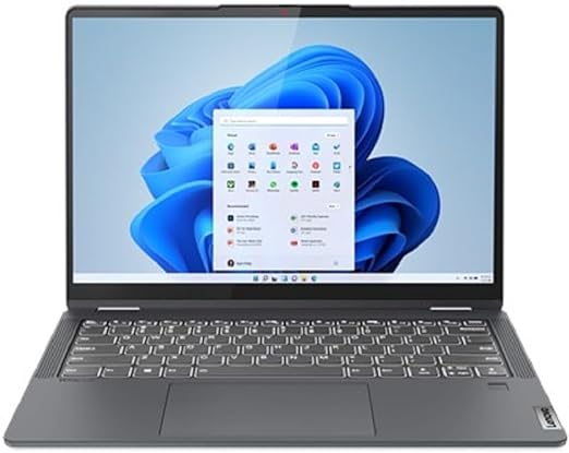 Lenovo IdeaPad Flex 5 14IAU7 Laptop, 14-inch, 16GB RAM, 512GB SSD, Intel Core i7-1255U, Intel Iris Xe Graphics, Windows 11 Home, Storm Grey, 82R700JRAU