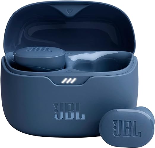 JBL Tune Buds - True Wireless Noise Cancelling Earbuds (Blue), Small